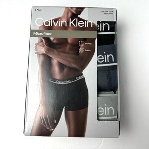 Calvin Klein Low Rise Trunk 3 Pack Stretch Microfiber Size XL 40-42